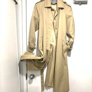 VINTAGE CYCLONE BY UTEX MADE IN ROMANIA BELTED TRENCH COATS SIZE 14